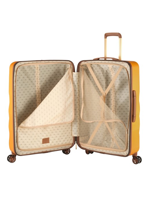 Le Sudcase Model One Poppy Orange M spinner 67 cm - detail 4 orange