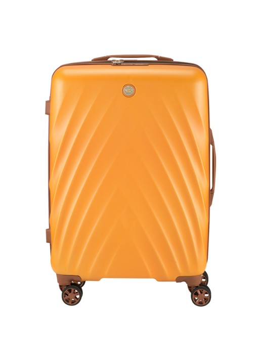 Le Sudcase Model One Poppy Orange M spinner 67 cm - voorkant orange