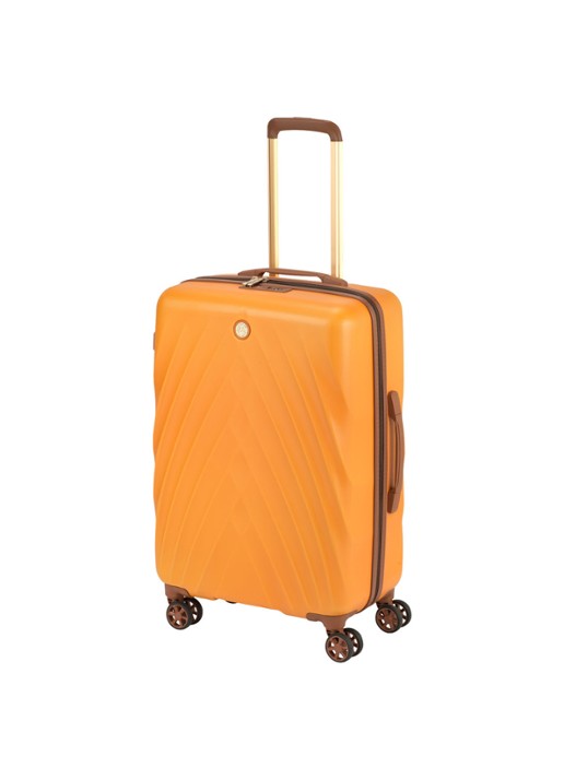 Le Sudcase Model One Poppy Orange M spinner 67 cm - voorkant 2 orange