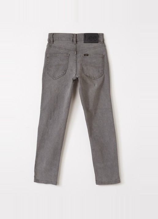 LEE Darren straight leg jeans met stretch - voorkant 3 middengrijs