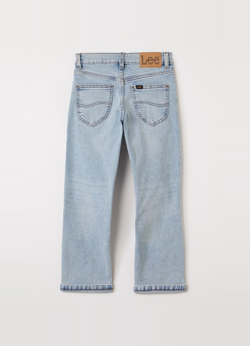LEE Darren straight leg jeans met stretch - voorkant 3 lichtblauw