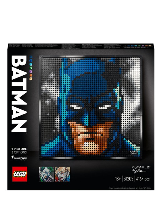 LEGO Art Jim Lee Baan Collectie Poster set - 31205 - voorkant blauw