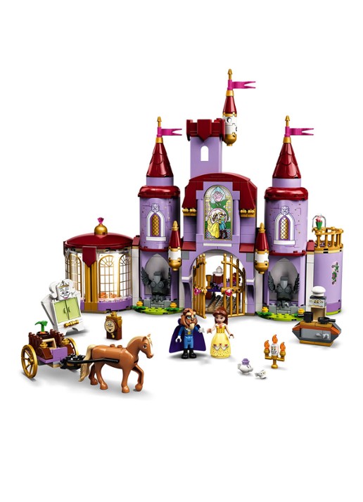 LEGO Belle en het Beest kasteel - 43196 - detail 4 lila