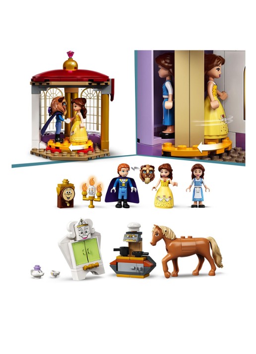 LEGO Belle en het Beest kasteel - 43196 - detail 5 lila