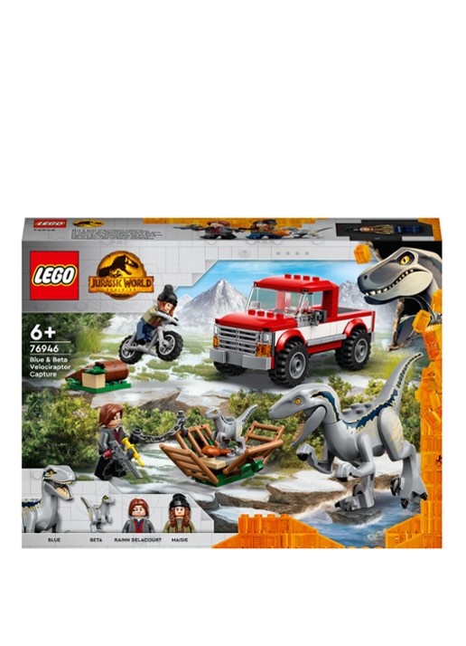 LEGO Blue & Beta velociraptorvangst - 76946 - voorkant multicolor