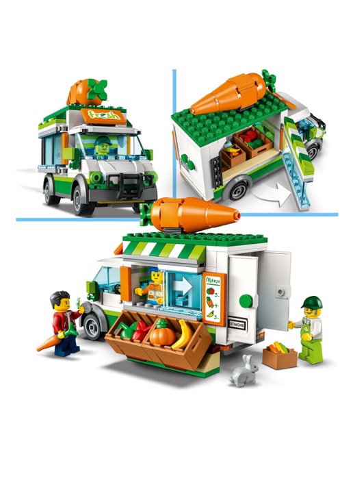 LEGO Boerderij boerenmarkt wagen - 60345 - detail 5 multicolor
