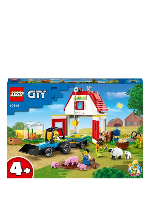 LEGO Boerderij schuur en boerderijdieren - 60346 - voorkant 6 multicolor