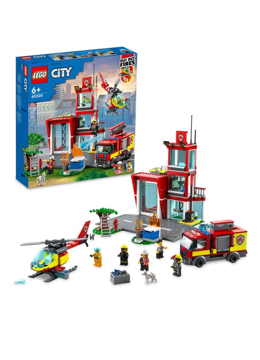 LEGO Brandweerkazerne bouwspeelgoed - 60320 - detail 3 multicolor