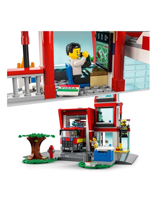 LEGO Brandweerkazerne bouwspeelgoed - 60320 - detail 7 multicolor