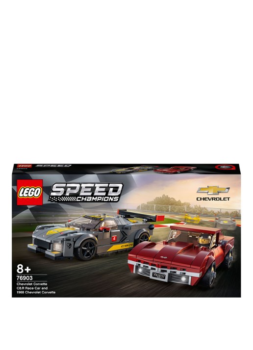 LEGO Chevrolet Corvette - 76903 - voorkant grijs