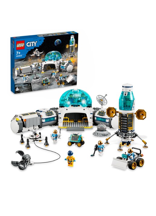 LEGO City Onderzoeksstation op de maan in de ruimte set - 60350 - detail 3 multicolor