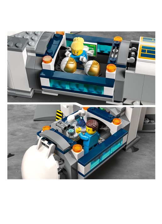 LEGO City Onderzoeksstation op de maan in de ruimte set - 60350 - detail 4 multicolor