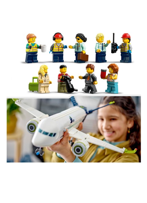 LEGO City Passagiersvliegtuig bouwset - 60367 - detail 7 multicolor