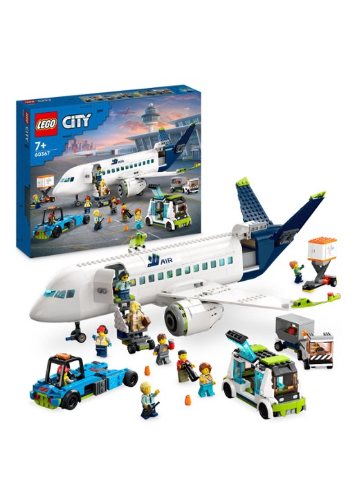 LEGO City Passagiersvliegtuig bouwset - 60367 - voorkant 2 multicolor