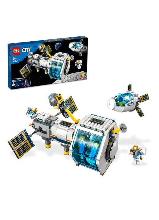 LEGO City Ruimtestation op de maan bouwbare modelbouwset - 60349 - detail 3 multicolor