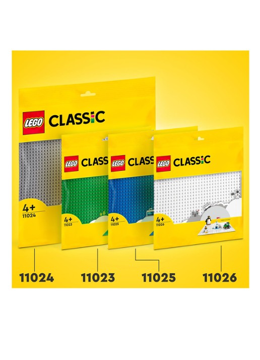LEGO Classic Grijze bouwplaat speelbord 48 x 48 cm - 11024 - detail 4 multicolor