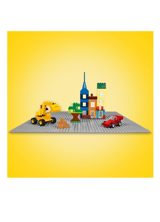 LEGO Classic Grijze bouwplaat speelbord 48 x 48 cm - 11024 - voorkant 2 multicolor