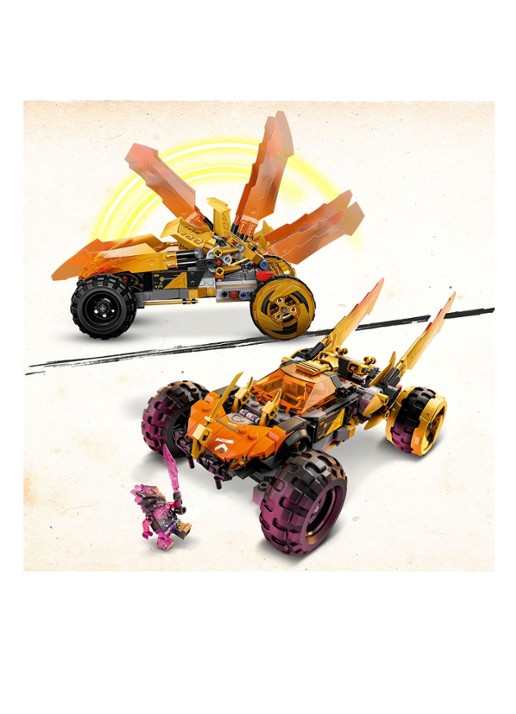 LEGO Cole's drakenwagen - 71769 - detail 2 multicolor