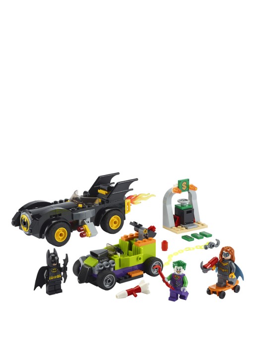 LEGO DC Comics Super Heroes Batman vs. The Joker: Batmobile achtervolging - 76180 - voorkant 2 zwart