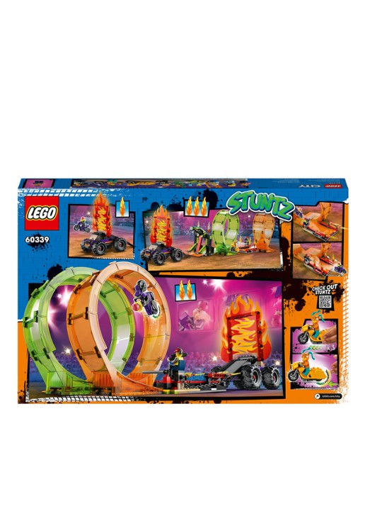 LEGO Dubbele looping stuntarena - 60339 - detail 7 multicolor