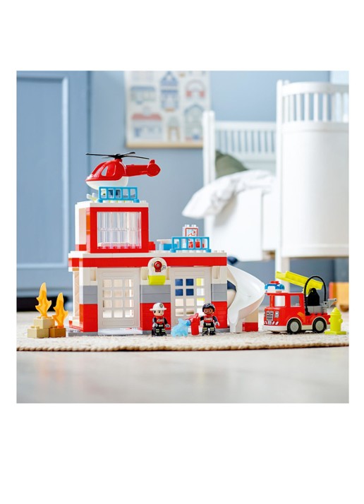 LEGO DUPLO Brandweerkazerne & Helikopter Speelset - 10970 - detail 7 multicolor