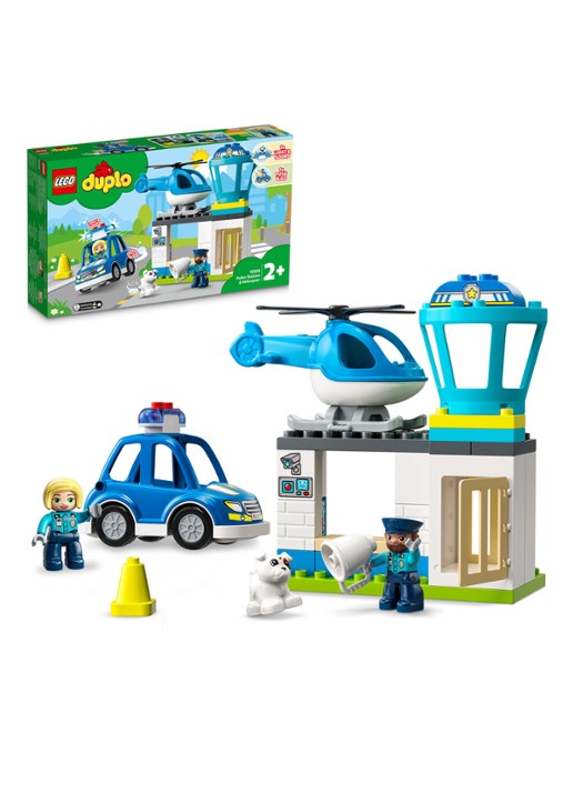 LEGO DUPLO Politie Station & Helikopter Speelgoed - 10959 - detail 3 multicolor