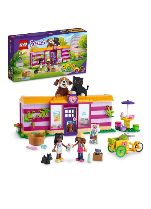 LEGO Friends Huisdierenadoptie Café Dierenset - 41699 - detail multicolor