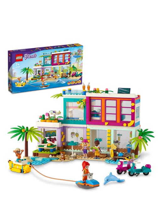 LEGO Friends Vakantie Strandhuis set - 41709 - detail multicolor