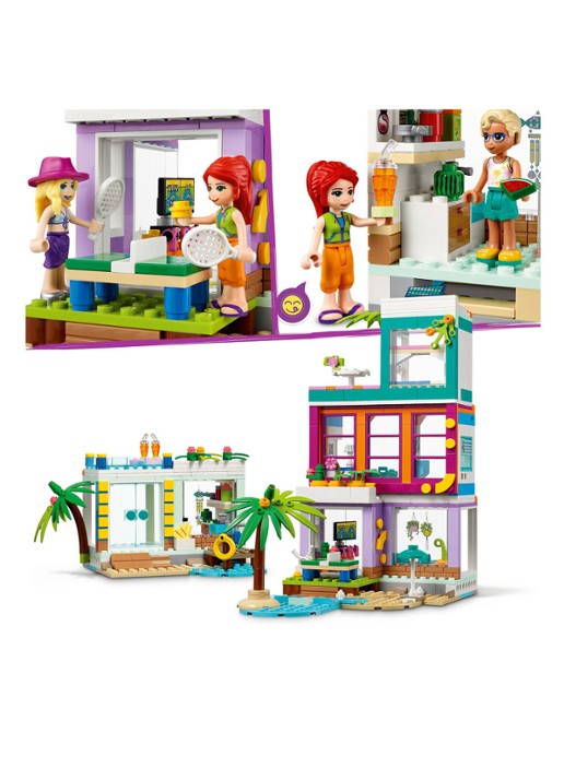 LEGO Friends Vakantie Strandhuis set - 41709 - detail 3 multicolor