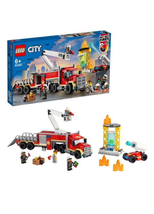 LEGO Grote ladderwagen - 60282 - detail rood
