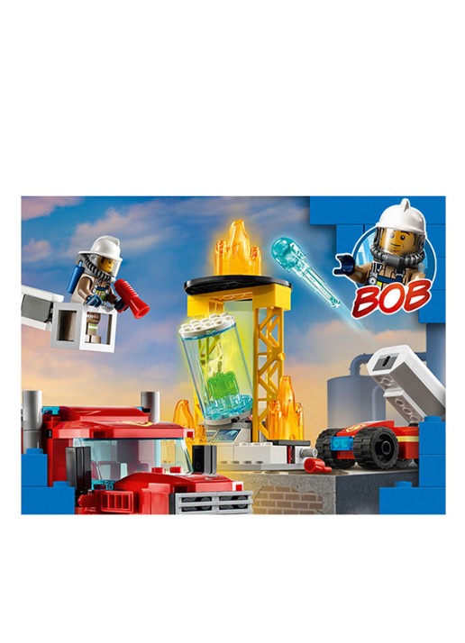 LEGO Grote ladderwagen - 60282 - detail 3 rood