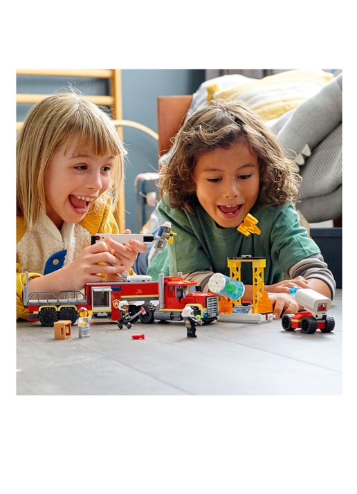 LEGO Grote ladderwagen - 60282 - detail 4 rood