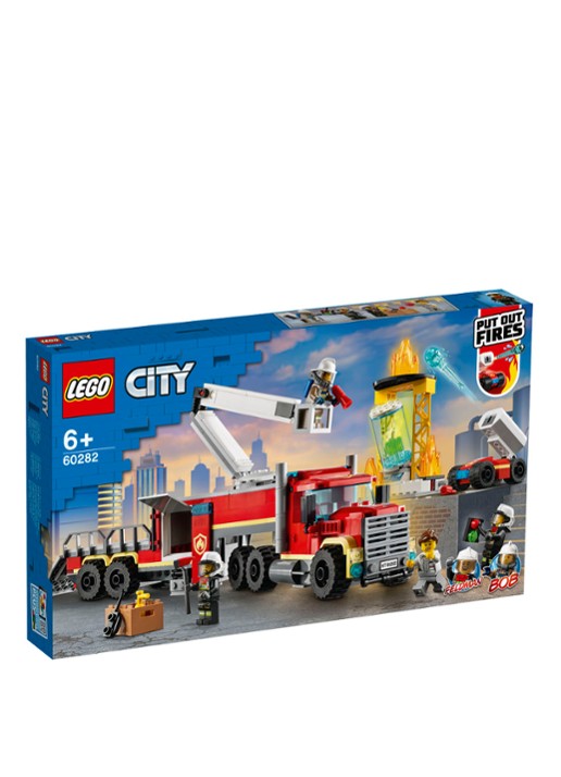 LEGO Grote ladderwagen - 60282 - voorkant 6 rood
