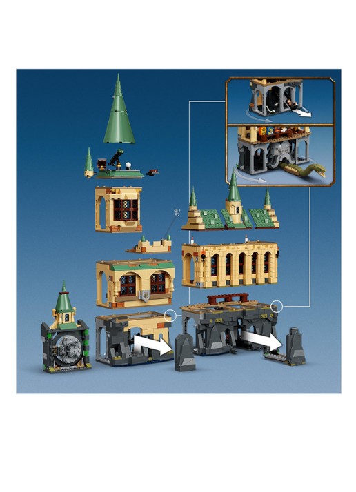 LEGO Harry Potter Zweinstein Geheime Kamer set - 76389 - detail 3 bruin