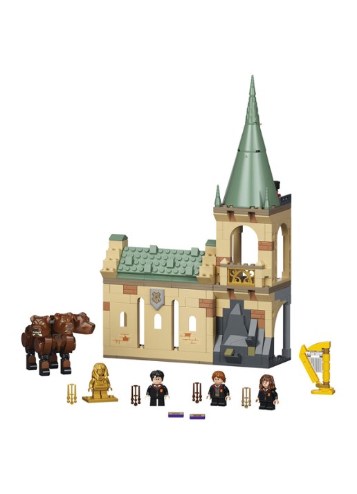 LEGO Harry Potter Zweinstein: Pluizige ontmoeting - 76387 - voorkant 7 bruin
