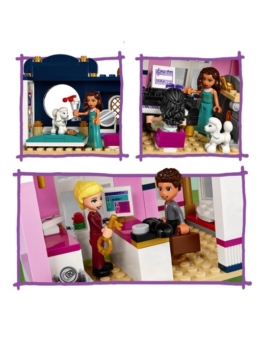 LEGO Heartlake City Grand Hotel Set - 41684 - detail 5 multicolor