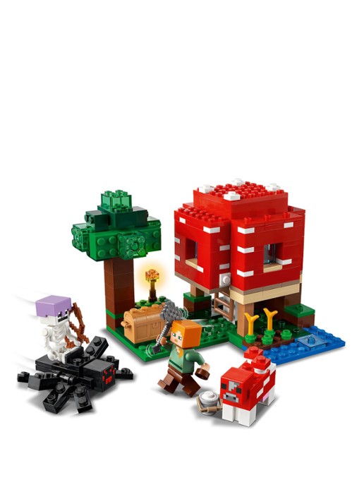 LEGO Het Paddenstoelenhuis bouwspeelgoed - 21179 - voorkant 7 multicolor