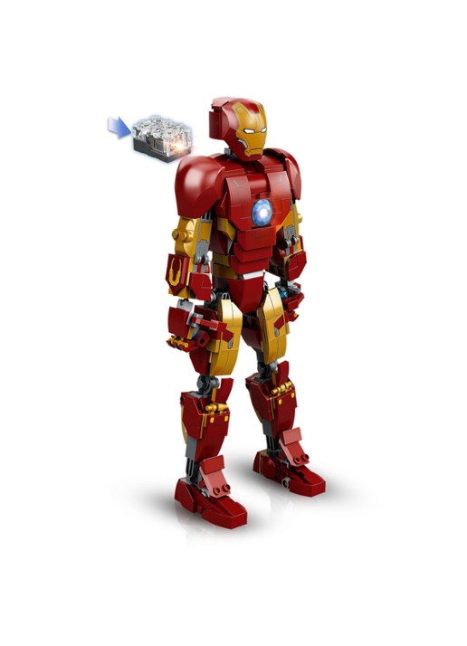 LEGO Iron Man Figuur bouwspeelgoed - 76206 - detail 2 multicolor