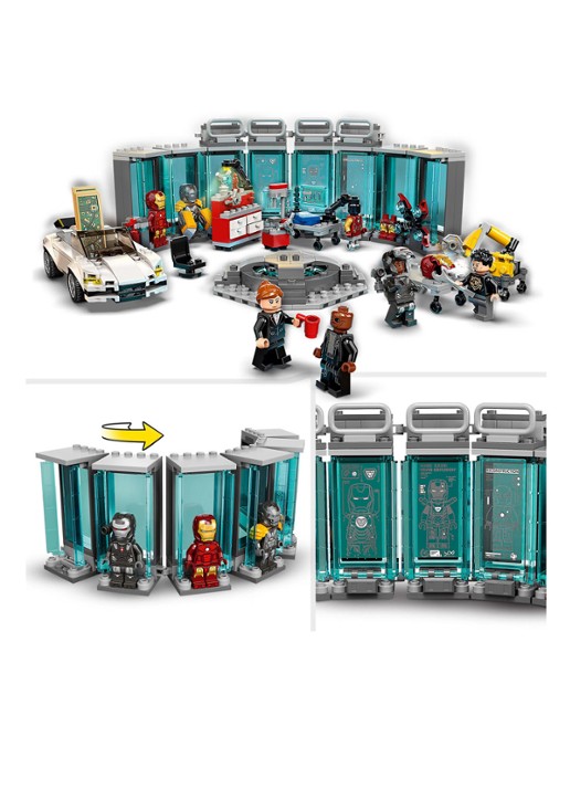 LEGO Iron Man Wapenkamer - 76216 - detail 3 multicolor