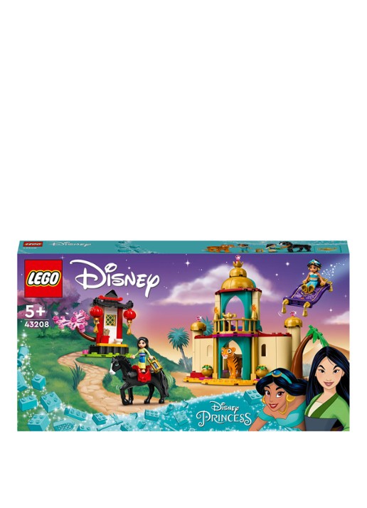 LEGO Jasmines en Mulans Avontuur bouwspeelgoed - 43208 - voorkant multicolor