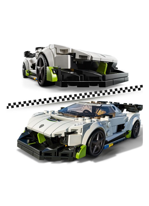 LEGO Koenigsegg Jesko - 76900 - detail 3 wit