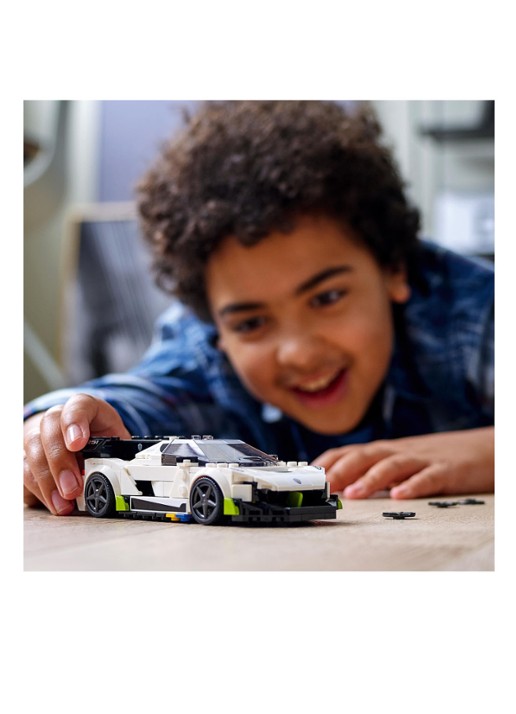 LEGO Koenigsegg Jesko - 76900 - detail 4 wit