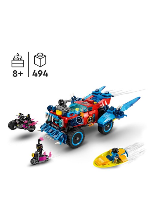 LEGO Krokodilauto bouwset -  71458 - detail 3 multicolor