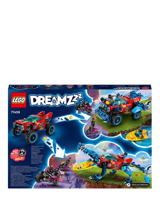 LEGO Krokodilauto bouwset -  71458 - voorkant 2 multicolor