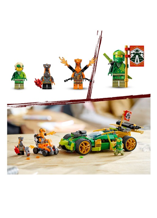 LEGO Lloyd's Racewagen EVO bouwspeelgoed - 71763 - detail 5 multicolor