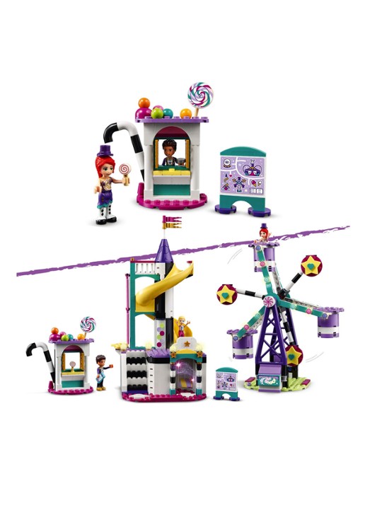 LEGO Magisch reuzenrad en glijbaan - 41689 - detail 5 paars