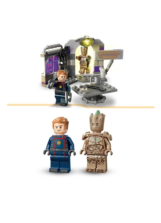 LEGO Marvel Guardians of the Galaxy hoofdkwartier bouwset - 76253 - detail multicolor