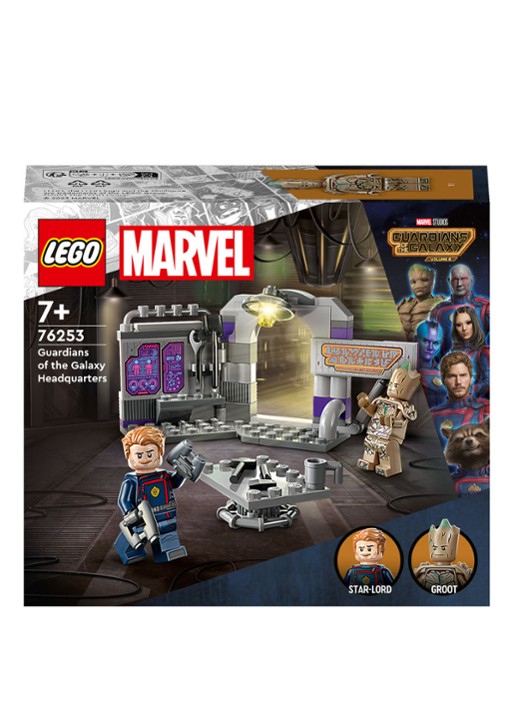 LEGO Marvel Guardians of the Galaxy hoofdkwartier bouwset - 76253 - voorkant 3 multicolor