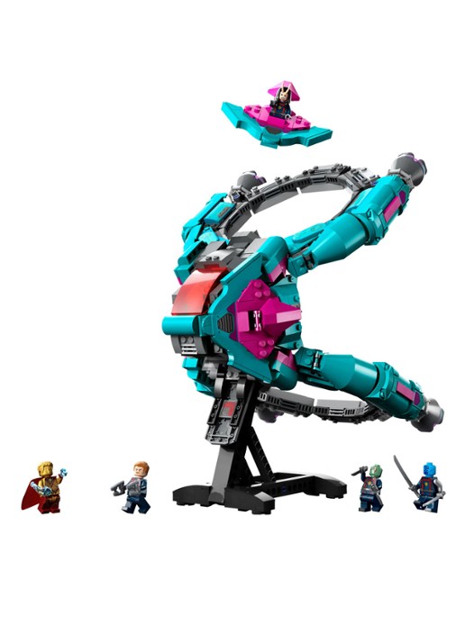 LEGO Marvel Guardians of the Galaxy schip - 76255 - detail multicolor