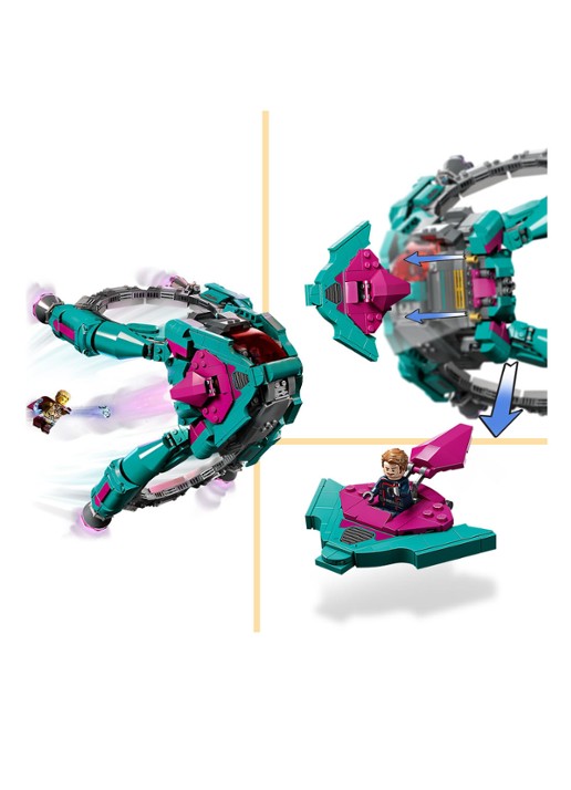 LEGO Marvel Guardians of the Galaxy schip - 76255 - detail 2 multicolor
